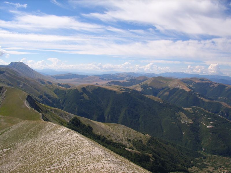 Monti Sibillini - Dal M. Bove Sud verso Castelluccio di Norcia